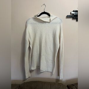 Summersalt Luxe Cashmere Blend Funnel Cream Cashmere-Blend Sweater size Medium